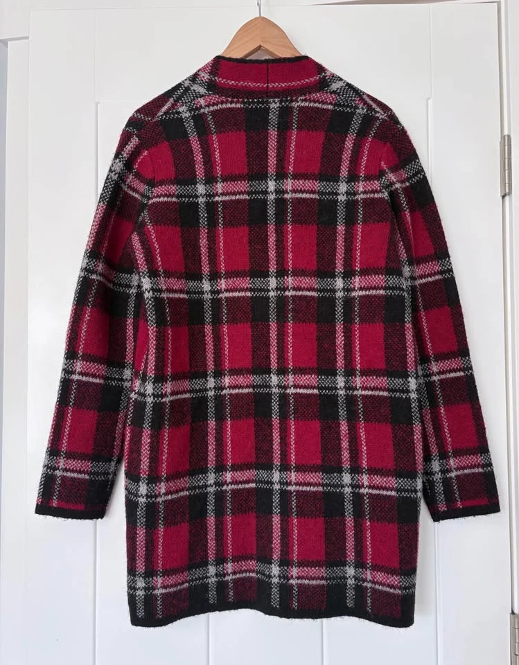 Rachel Zoe Plaid Cardigan Shacket Size S - photo 5