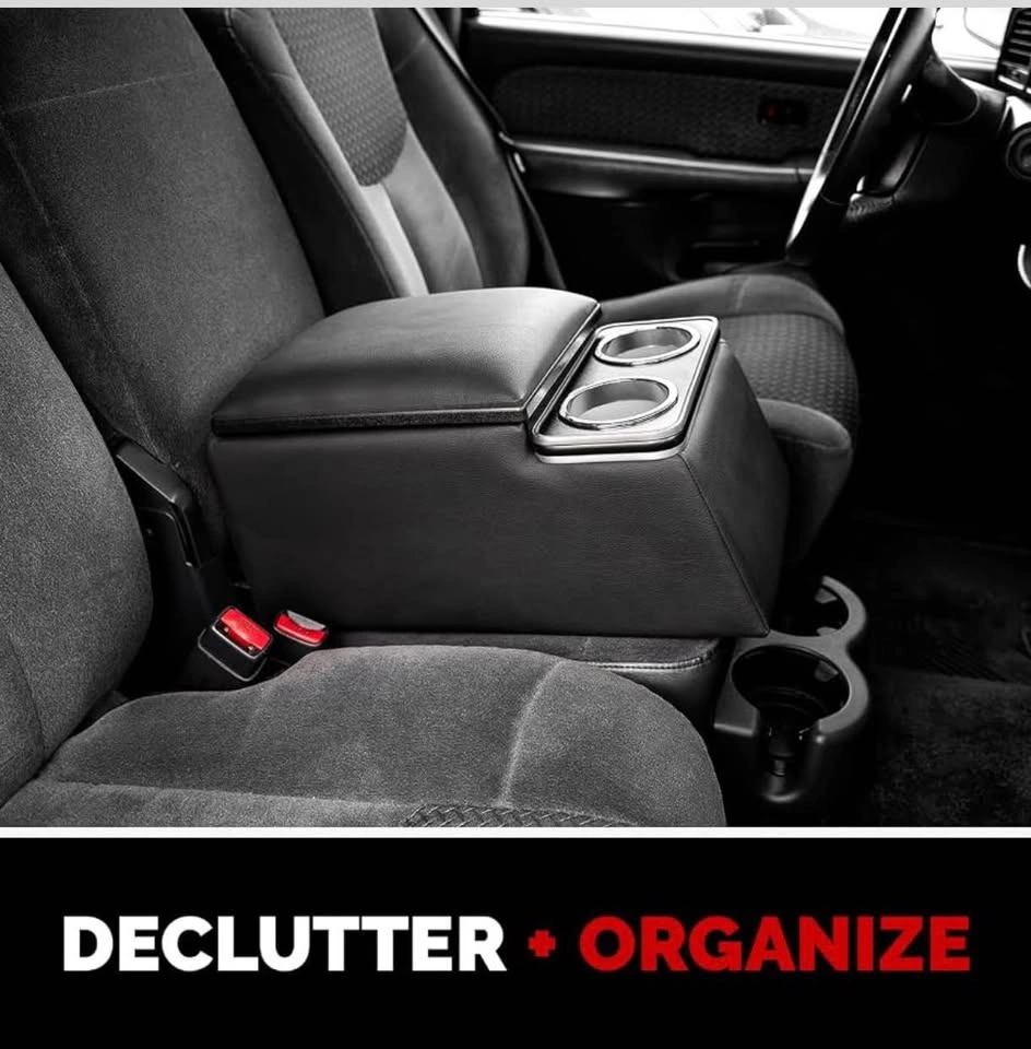 Universal Truck Seat Organizer Center Console with Cup Holders - photo 3