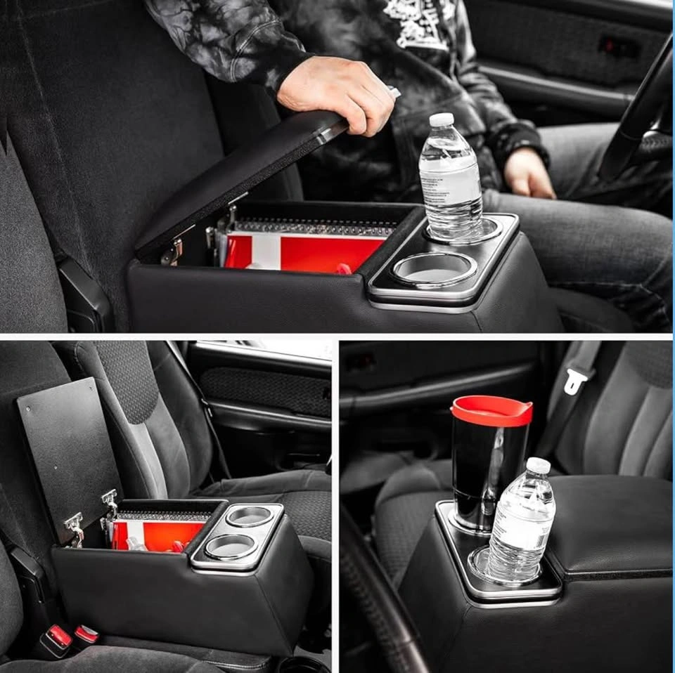 Universal Truck Seat Organizer Center Console with Cup Holders - photo 4