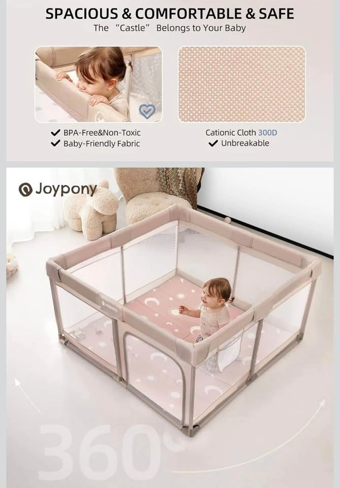 Baby Playpen with PlayMat, 50x50 Inches BNIB - photo 4