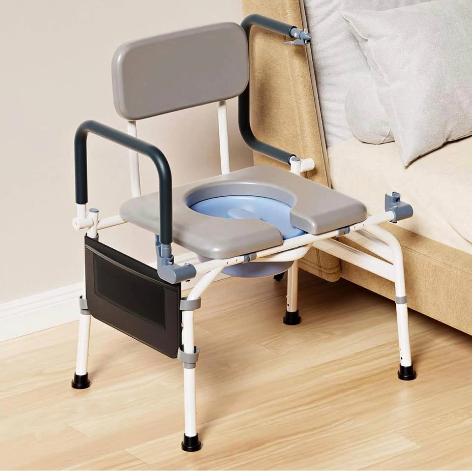 Bedside Commode for Seniors / Raised Toilet Seat - BNIB