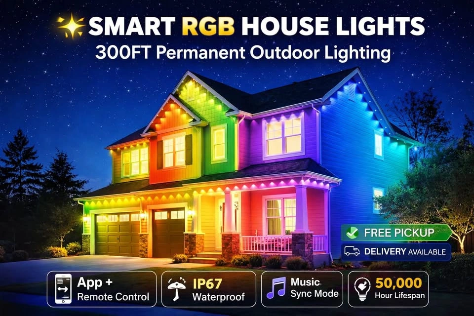 300FT Permanent Home Decoration Lights Halloween Christmas - photo 2