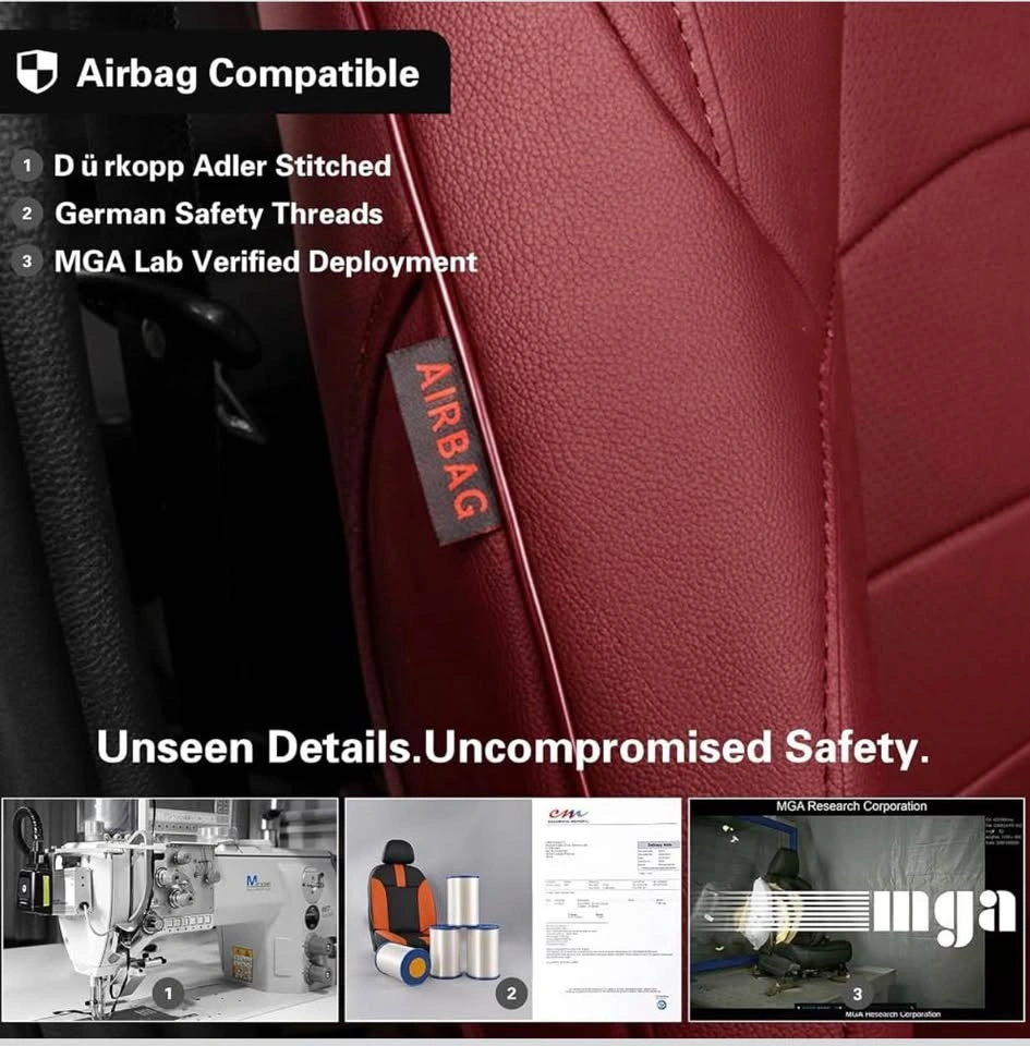 Toyota 4runner Custom Seat Covers 2025 2026 Burgundy BNIB - photo 5