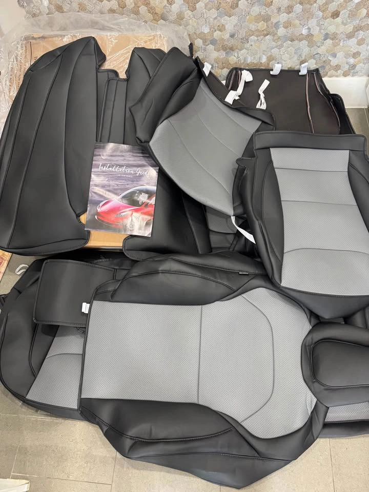 Tesla Model 3 Custom Full Car Seat Covers Nappa Leather BNIB - photo 3