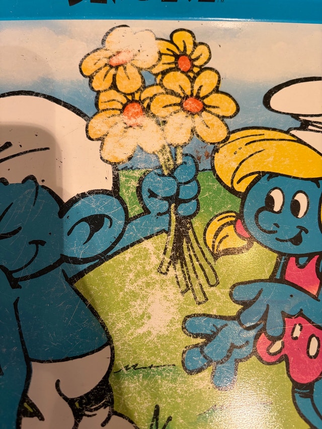 Vintage Smurf TV tray - photo 5