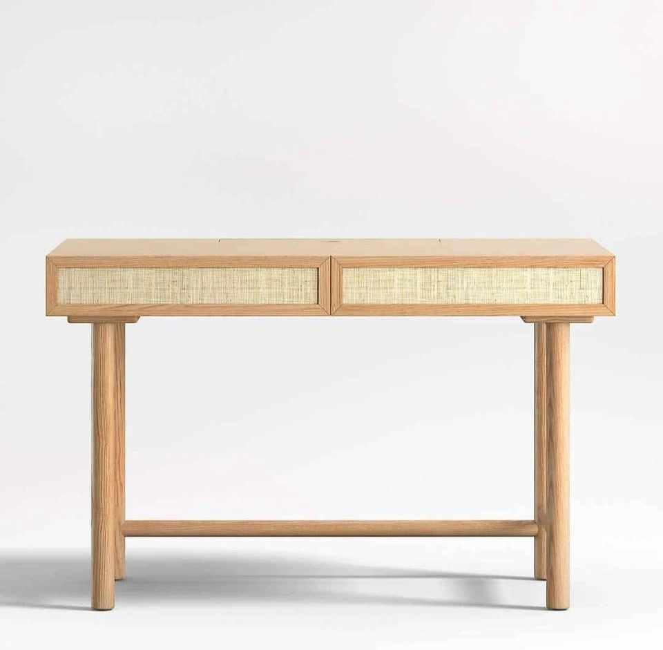Crate & Barrel Emmer Natural Oak Desk - photo 2