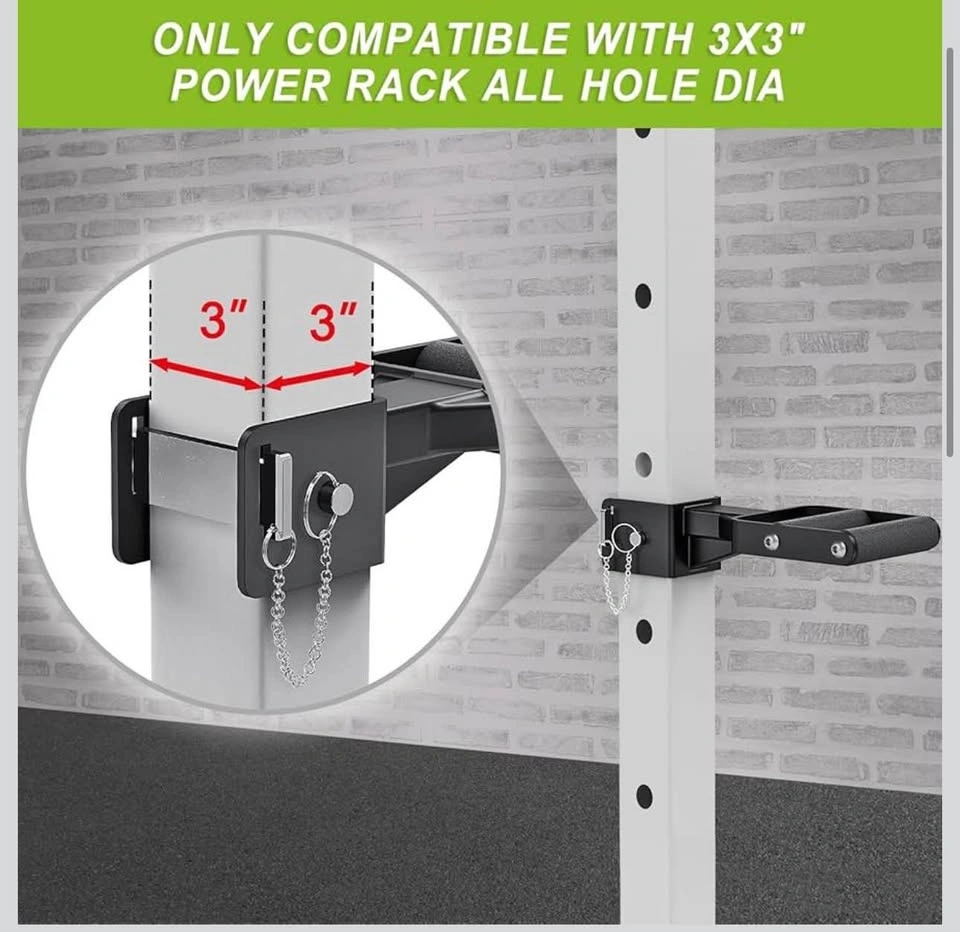 Workout Handle Dip Bars Attachment Home Gym, 2 Pack - photo 3