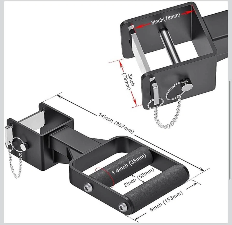 Workout Handle Dip Bars Attachment Home Gym, 2 Pack - photo 4