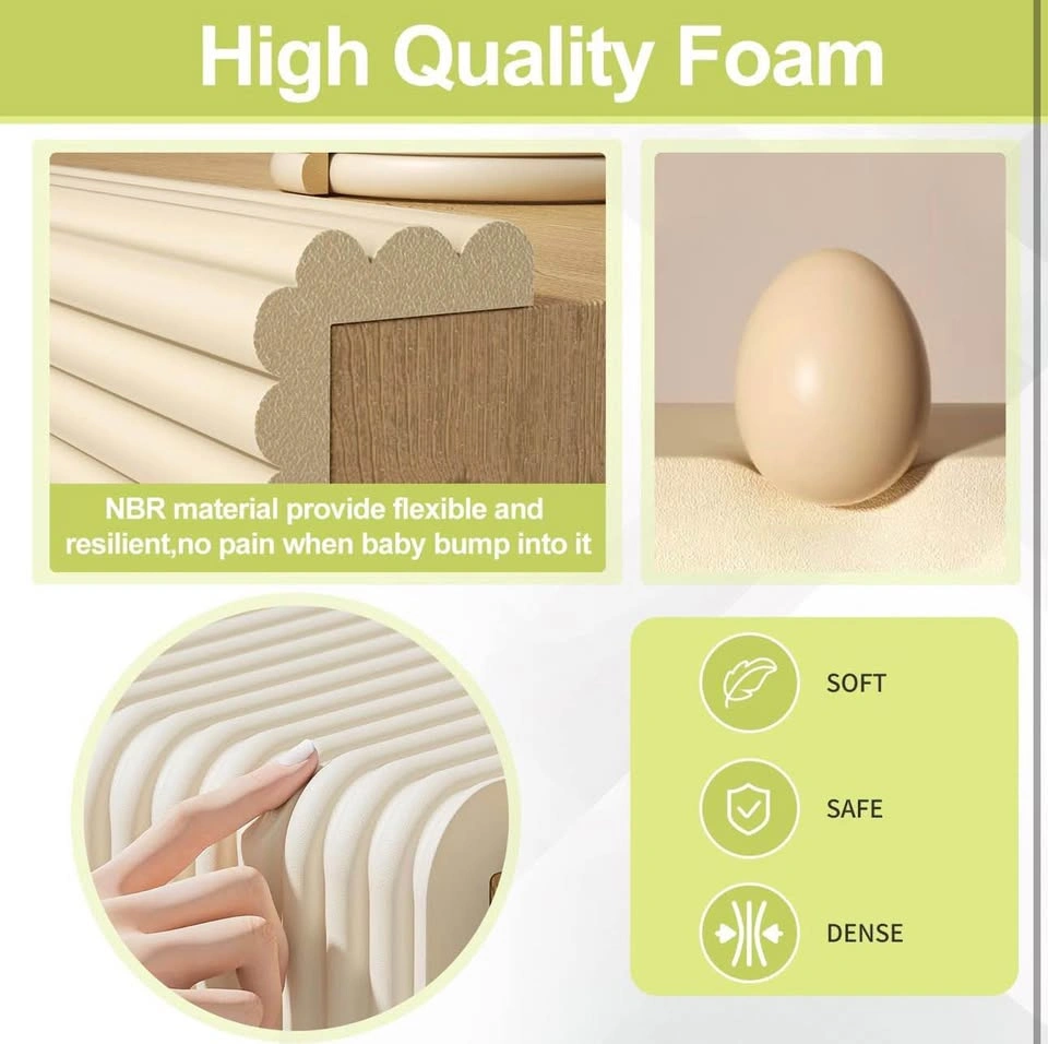 Rubber Foam Baby Edge Guard Protector 6.5 Ft long 8 inch wide BN - photo 3