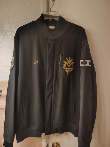 Nike Manny Pacquiao Destroyer Bomber Jacket MP Gold Black XL