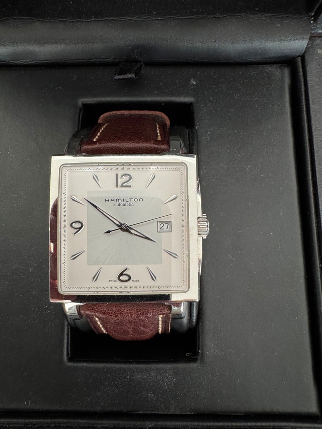Hamilton Jazzmaster Square Mens automatic watch H324150