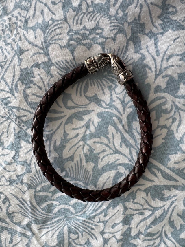 Scott Kay Men's Bracelets - TigerEye, Lapis Lazuli, Leather - photo 2