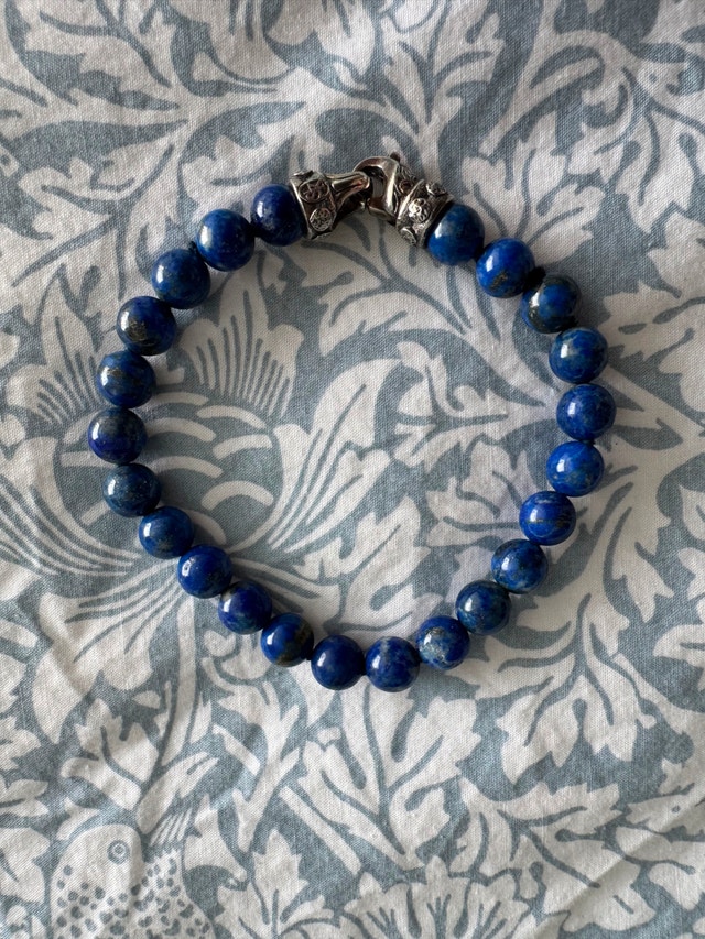 Scott Kay Men's Bracelets - TigerEye, Lapis Lazuli, Leather - photo 3