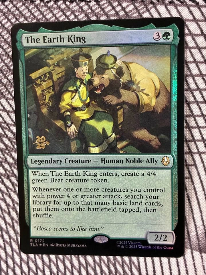 The Earth King MTG Card (prerelease)