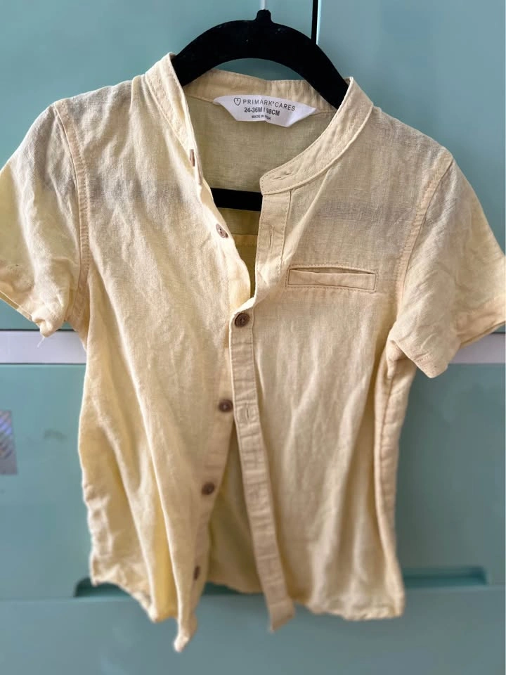 Toddler Boy Button-Up Shirts Bundle Size 2T-4T Primark - photo 2
