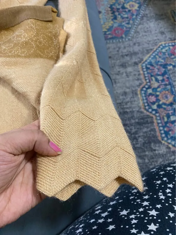 Women warm sweater with golden button details image indicator(7)