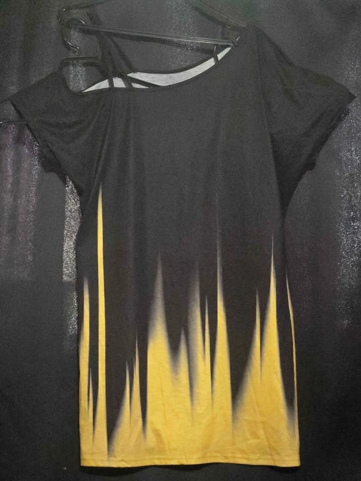 Sunflower Cold Shoulder T-Shirt Dress - photo 2