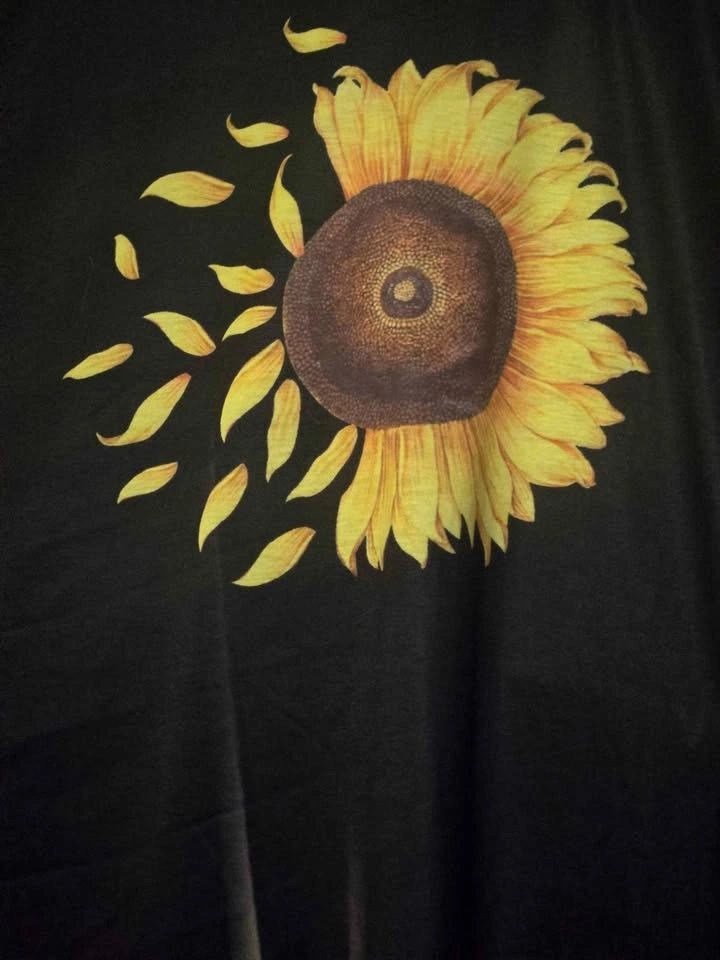 Sunflower Cold Shoulder T-Shirt Dress - photo 4