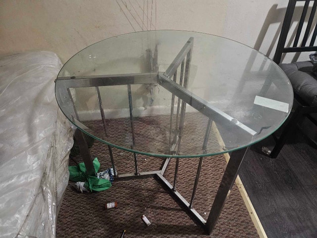 Round Glass Coffee Table