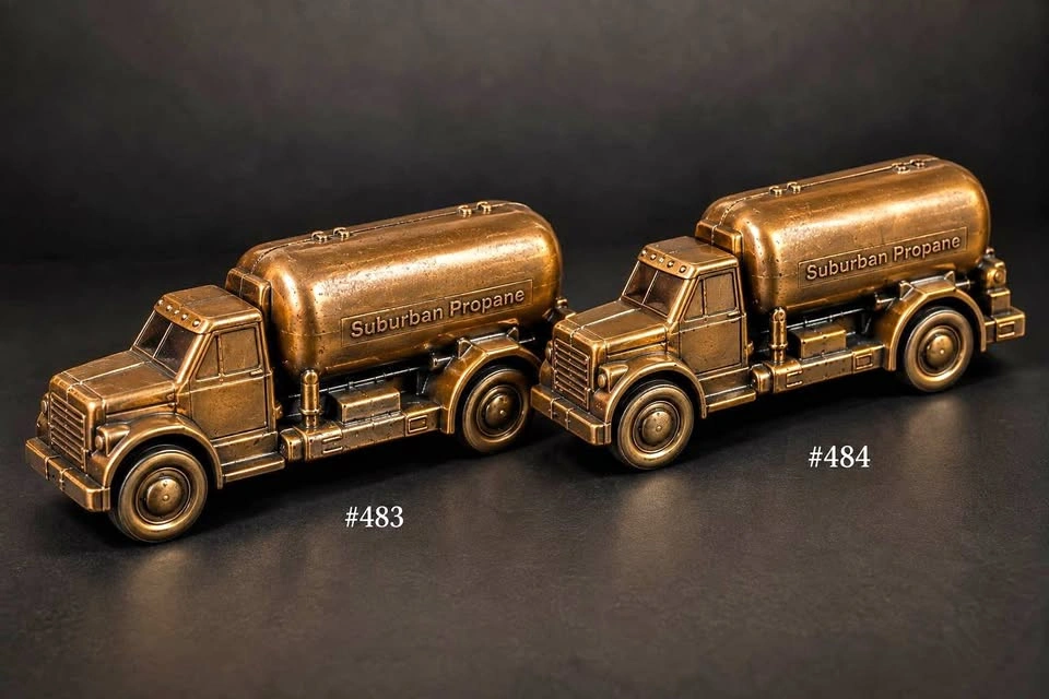1974 Banthrico Propane Truck Banks – Consecutive #483 & #484