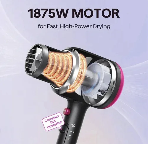 Wavytalk Blown Away Ionic Hair Dryer Black Fast Drying - photo 5