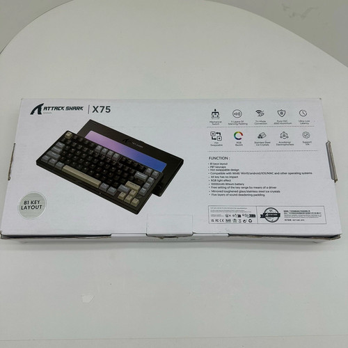 Attack Shark X75 81 Key Mechanical Keyboard - photo 2
