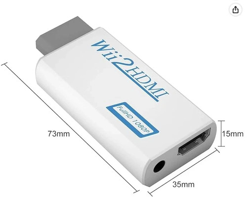 Wii to HDMI Converter Adapter 720p 1080p with Audio Output - photo 2