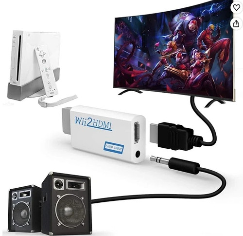 Wii to HDMI Converter Adapter 720p 1080p with Audio Output - photo 4