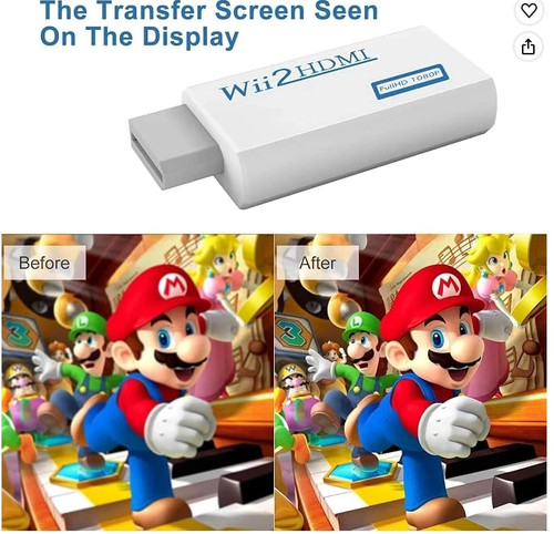 Wii to HDMI Converter Adapter 720p 1080p with Audio Output - photo 5