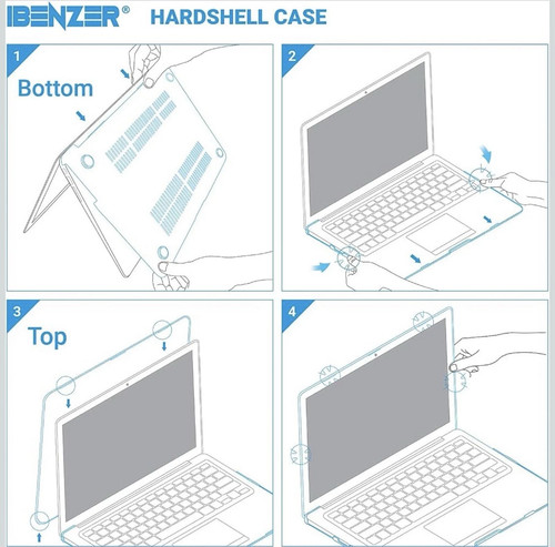 IBENZER Case for MacBook Air 13" A1369 A1466 - photo 4