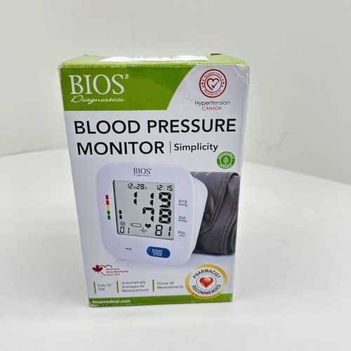 BIOS Diagnostics Blood Pressure Monitor Simplicity - photo 4