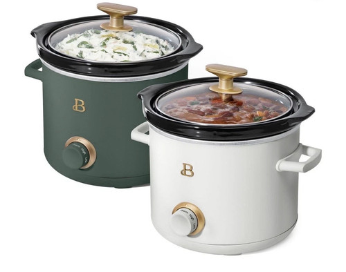 Beautiful 2 Pack Slow Cooker Crock Set- 2 Quart - photo 2