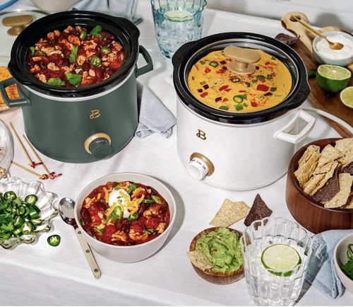 Beautiful 2 Pack Slow Cooker Crock Set- 2 Quart - photo 4