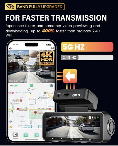 Focuway D2-DUO 4K Dual Dash Cam Front & Rear WiFi Car Camera - photo 5