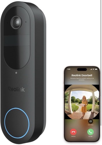 REOLINK Battery Video Doorbell (2nd Gen) - 2K Wireless Doorbell