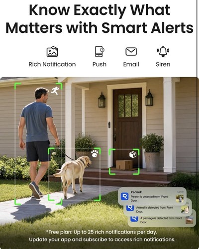 REOLINK Battery Video Doorbell (2nd Gen) - 2K Wireless Doorbell - photo 4