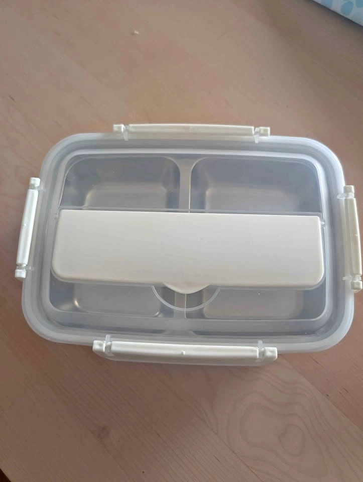 3-Compartment 304 Stainless Steel Bento Lunch Box