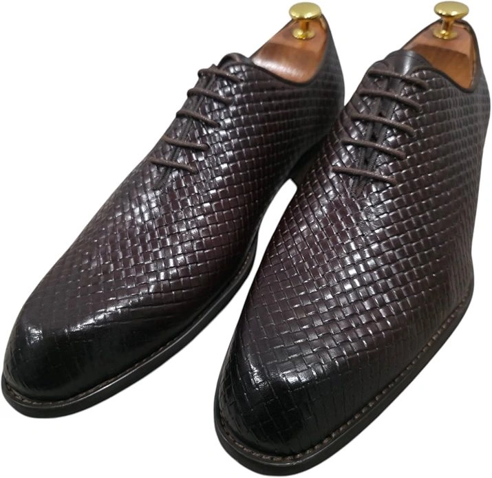 Soulier oxford cuir italien brun JT L'Italiano POINTURE -9.5 - photo 2