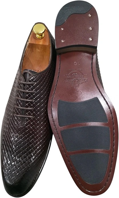 Soulier oxford cuir italien brun JT L'Italiano POINTURE -9.5 - photo 4