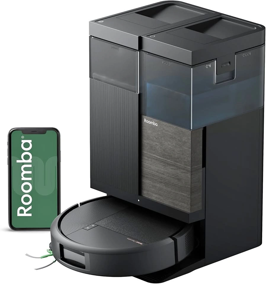 Robot aspirateur et laveur et station de recharge iRobot ROOMBA