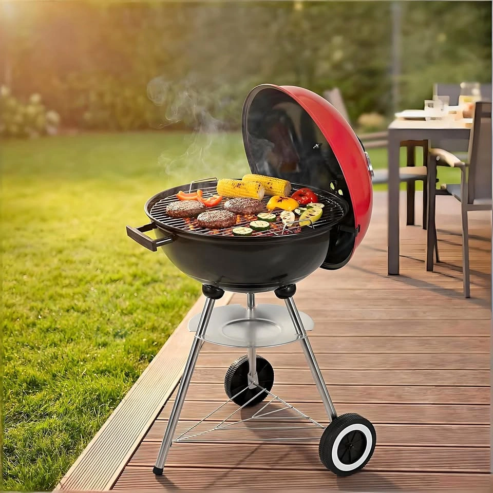 Barbecue au charbon portable de 17 pouces