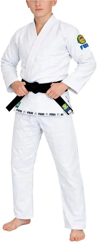 Uniforme (GI) de jiu-jitsu pour enfant BLANC C1 (4'7-4'10)