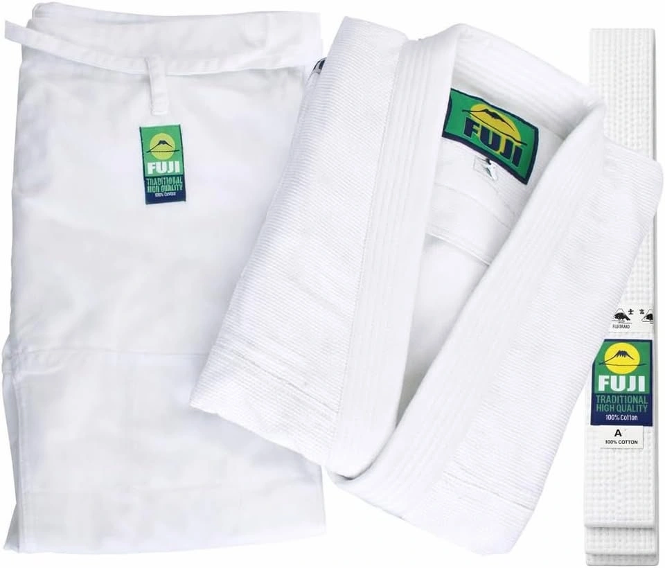 Uniforme (GI) de jiu-jitsu pour enfant BLANC C1 (4'7-4'10) - photo 2