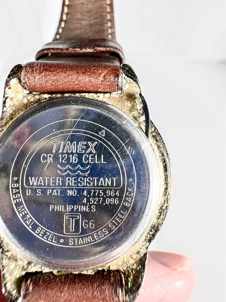 Vintage Timex Indiglo Watch with leather straps - photo 2