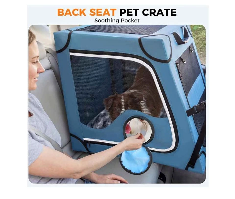 🆕 Portable Car Safety Pet Carrier