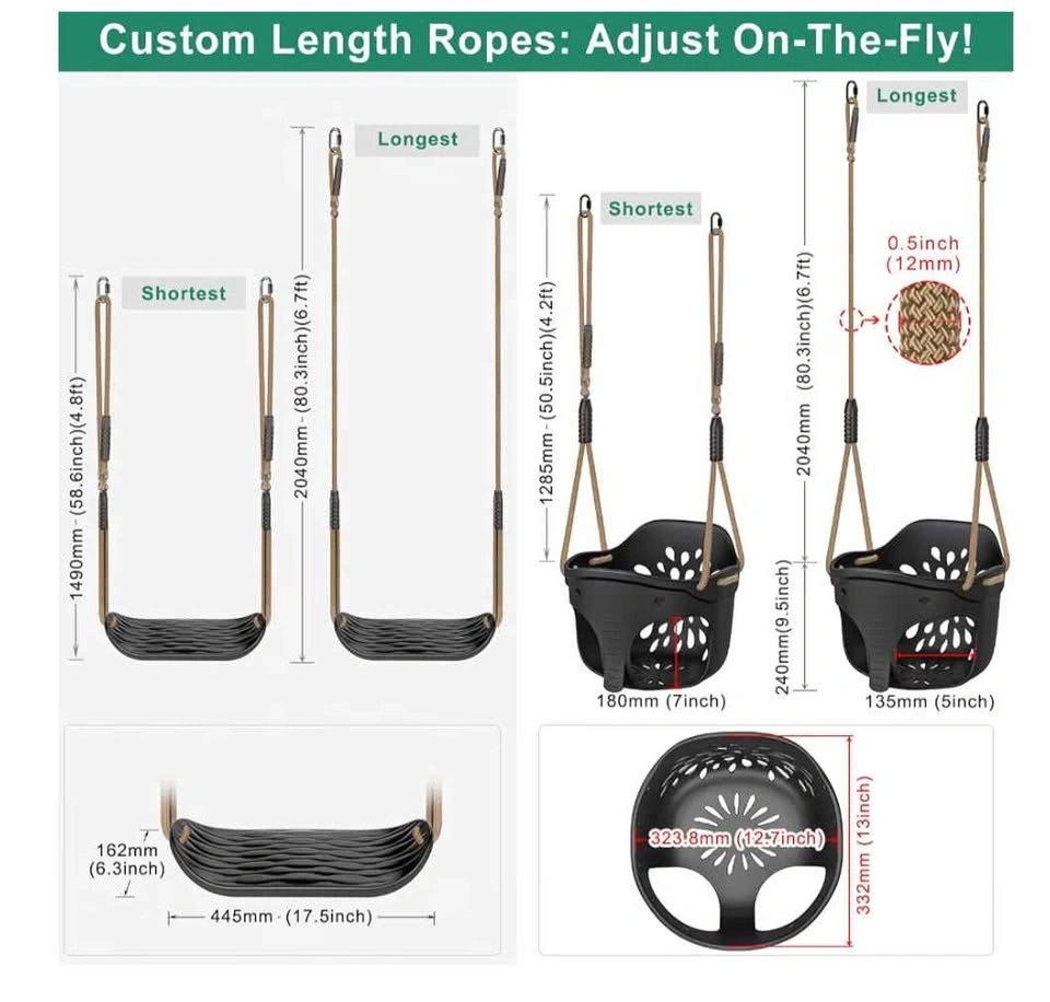🆕Toddler & Kid Swing Set - photo 2