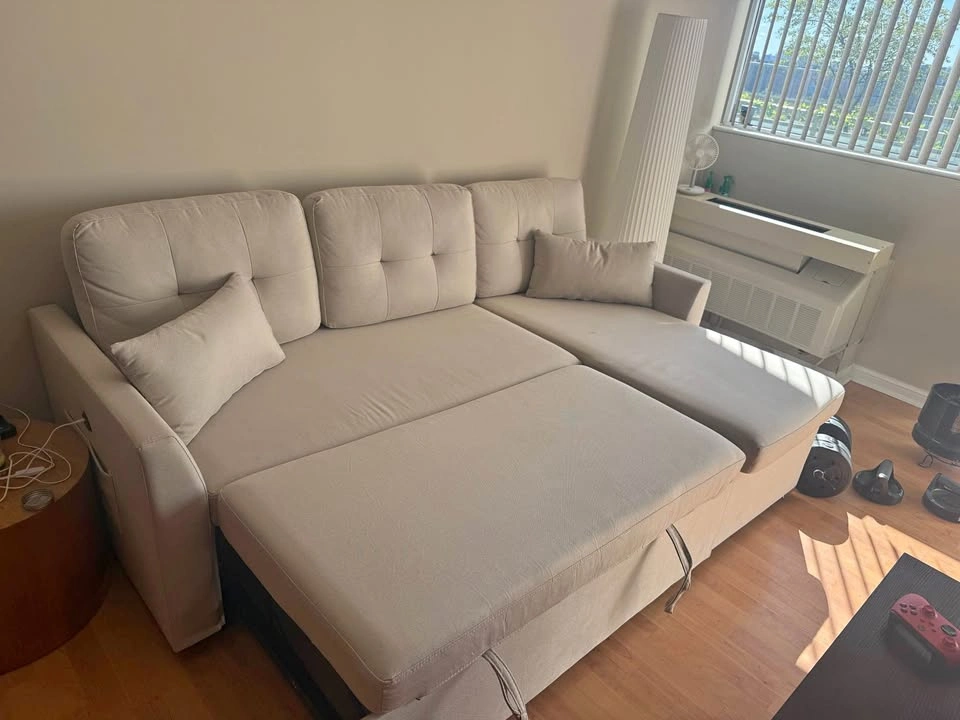 Sectional Sleeper Sofa with Storage