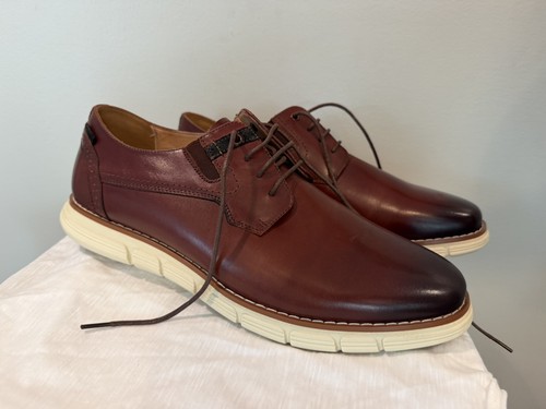 Men's Oxford Shoes by Bruno Marc Casual Burgundy Leather - photo 5