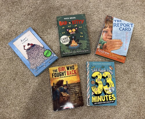 Lot Of 5 Fictional Novels for Tweens Books