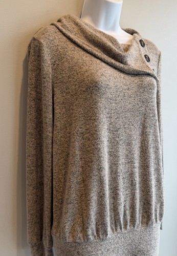 Apt 9 Lightweight Cowl Neck Sweater Oatmeal Women's M - photo 5